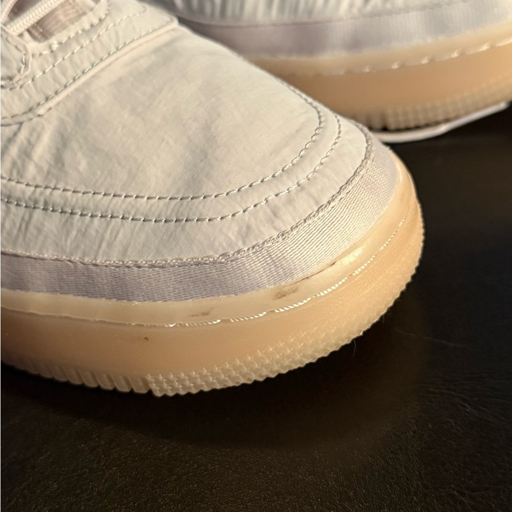 Nike Women’s High-Top Sneakers in White with Gum Sole and Light Gray Accents - Picture 5 of 9